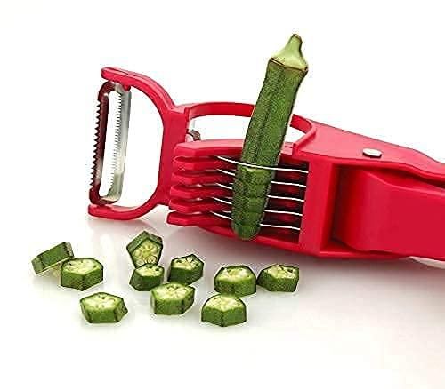 Plastic 2 in 1 Vegetable & Fruit Multi Cutter